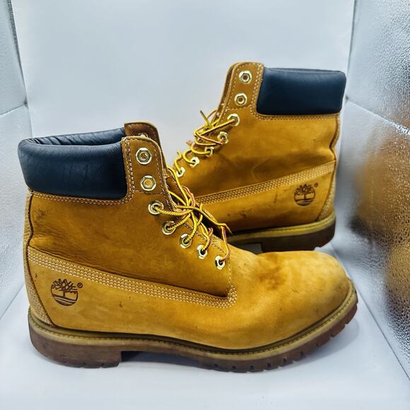 Timberland TB010073 6 inch Boot for Men, Size 11.5 - Wheat Nubuck - Picture 1 of 7